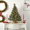 3ft. Pre-Lit Frosted Artificial Christmas Tree with Pinecones, Clear Lights